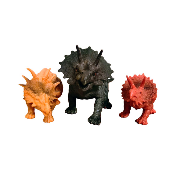 Vintage lot of dinosaurs plastic with Boley TM04 collectible Triceratops - Picture 11 of 16